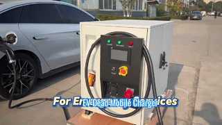 Refrigeración líquida del cargador móvil de CCS2 CCS1 GB/T EV para la emergencia del camino