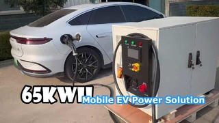 Banco de energía de almacenamiento de energía móvil de 65kWh