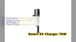 Cargador de CA inteligente de 7 kW para garaje doméstico EV