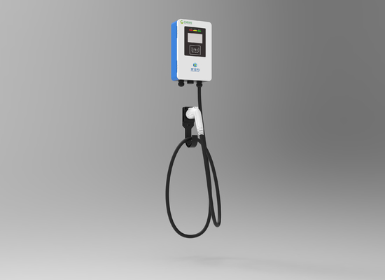 Un buen precio. Tipo 2 Cargador rápido de corriente alterna de 11 kW para EV con diseño modular de pantalla LED en línea