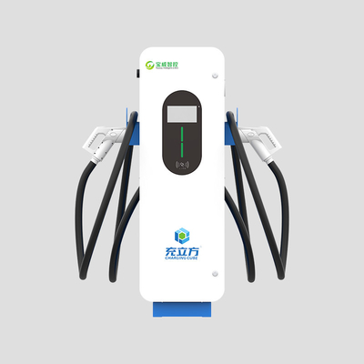 Un buen precio. Estaciones de carga rápida eléctrica de 80 kW de alto rendimiento con conectores dobles en línea