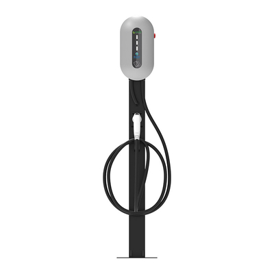 Cargador de pared de 11kw montado en el suelo Cargador de EV AC 32A Diseño a prueba de agua