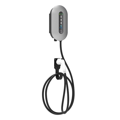 21KW 32A Cargador comercial AC EV montado en la pared soporte de tarjeta de crédito