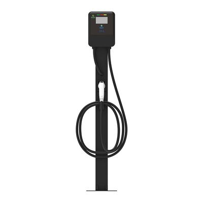 Un buen precio. Apoyo de tarjetas de crédito Cargador de automóviles eléctricos 7KW Cargador rápido de CA negro en línea