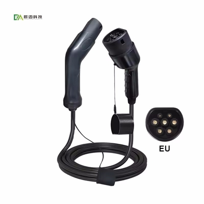Un buen precio. IP55 Enchufe de cargador eléctrico para vehículos eléctricos tipo 2 a tipo 2 Cable de carga 32A 7Kw en línea