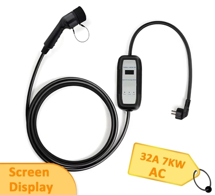 Un buen precio. TÍPULO 2 32A Cargador portátil AC EV de 7 kW caja de pared estándar europeo en línea