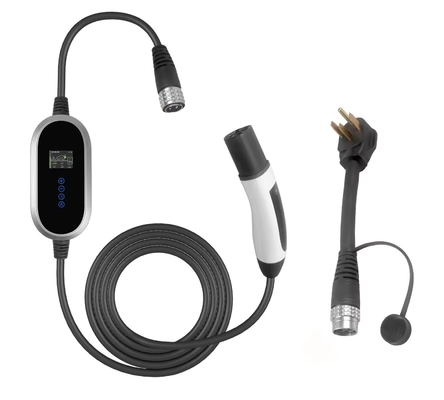 Un buen precio. 50A 240V 16ft NEMA 14-50P cargador de automóviles móvil EV cargador de automóviles Tesla portátil en línea