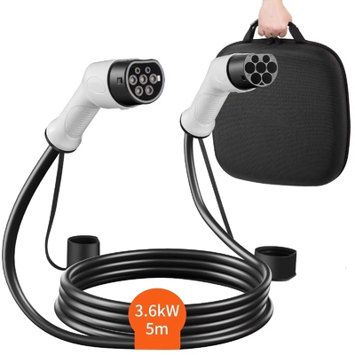Un buen precio. Cable de carga de vehículos eléctricos de tipo 2 a tipo 2 16A 220V 5M en línea