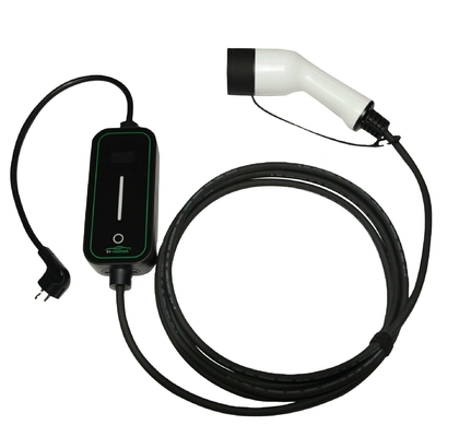 Un buen precio. Cargador portátil de vehículos eléctricos de corriente continua de 16A 3.5Kw tipo 2 con pantalla ajustable en línea