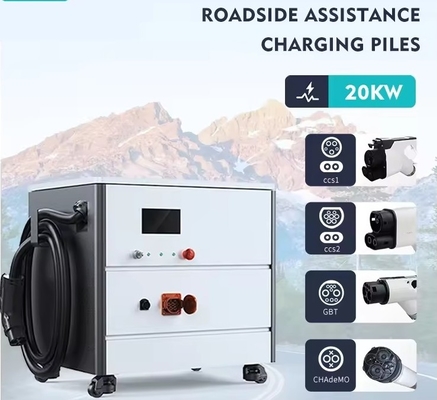 Un buen precio. Cargador de batería de vehículos eléctricos IP54 portátil de 20 kW para el rescate de emergencias en carretera en línea