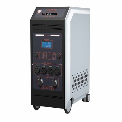 Alta Capacidad 6000Wh Cargador móvil de EV Fuente de alimentación 220V Salida MPPT 3 horas