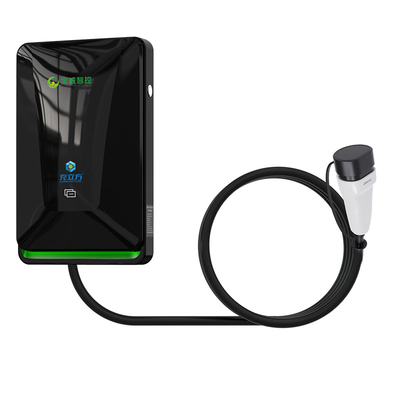 7KW 11KW 21KW Cargador de carga de vehículo eléctrico de pared negro