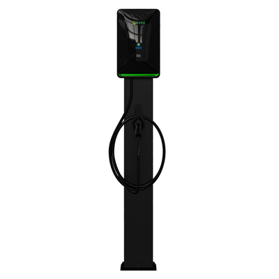 Un buen precio. 7KW 11KW 21KW pila de carga de corriente alterna para vehículos eléctricos tipo columna negra en línea