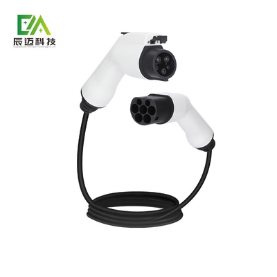 32A Cargador portátil ajustable de tres fases para vehículos eléctricos CEE Plug 22 kW