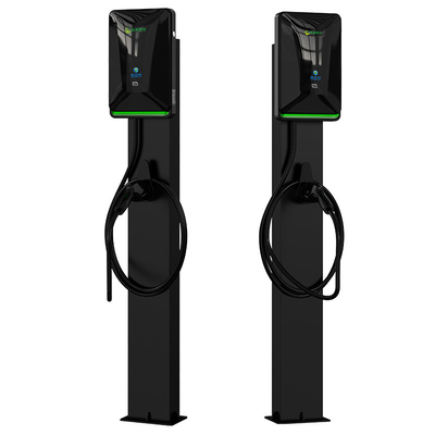 Un buen precio. 7KW 11KW 21KW Tipo de columna negra de piso de pie Vehículo eléctrico en línea
