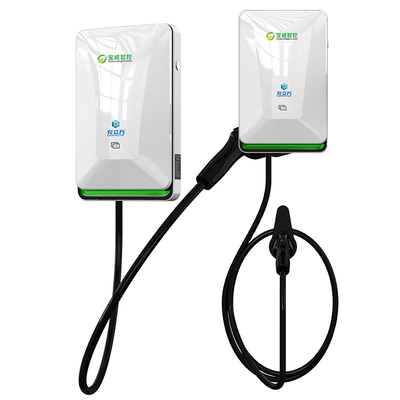 Un buen precio. 7KW 11KW 22KW Perla Blanca montado en la pared de un solo arma de vehículo eléctrico pila de carga AC en línea
