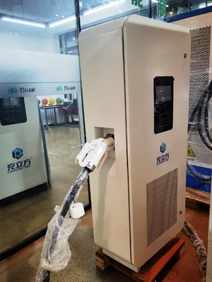 Estación de carga rápida de vehículos eléctricos de doble arma DC