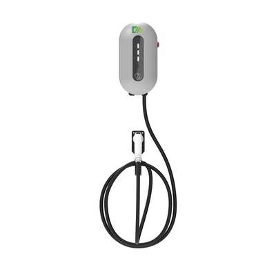 Inicio 22KW Plata Cargador de vehículos eléctricos montado en la pared EV GBT 7KW 11KW Estación de carga de vehículos eléctricos