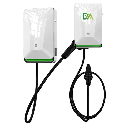 7KW 11KW 22KW 32A Perla Blanco Household Pared montada pila de carga de vehículos eléctricos