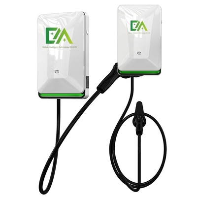 Un buen precio. 7KW 11KW 22KW Tipo de columna de plata de arma única Vehículo eléctrico pila de carga de CA en línea