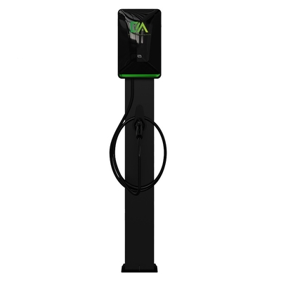 Un buen precio. 7KW 11KW 22KW Columna blanca de perla / pistola única de pie en el suelo Vehículo eléctrico pila de carga de CA en línea