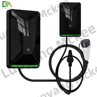 Un buen precio. 7KW/32A Cargador de vehículos eléctricos montado en la pared en línea