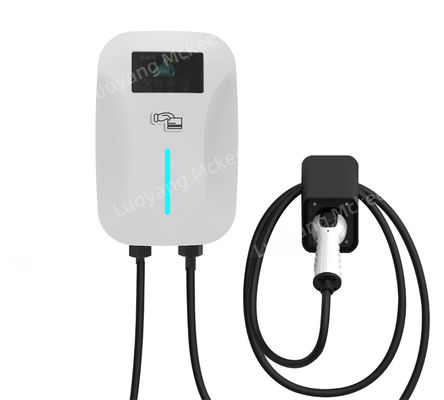 Un buen precio. 11kW de nivel 2 ajustable AC EV cargador montado en la pared del vehículo eléctrico de carga Wallbox estación en línea
