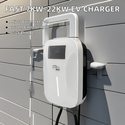 Un buen precio. Cargador para automóviles de 7 kW 11 kW 22 kW GBT Tipo 1 Tipo 2 AC 220V 380V Wall-mounted Wallbox Carro eléctrico para el hogar EV cargador rápido en línea