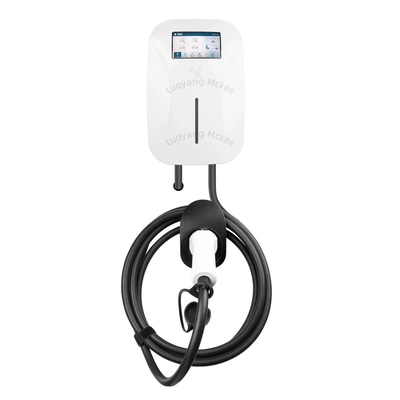 Un buen precio. 7KW RFID resistente al fuego ABS Cargador eléctrico de corriente acústica montado en la pared Nueva condición Cargador para el hogar Pantalla de operación impermeable Carga de pila en línea