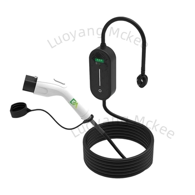 Cable de carga para automóviles eléctricos portátil de tipo 2 16A 5M 3.68kw Cable de carga para automóviles eléctricos Cable de carga de automóviles eléctricos ajustable con pantalla
