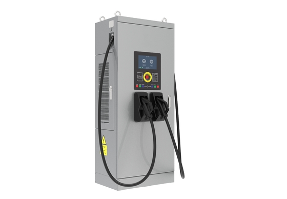 Estación de carga rápida para vehículos eléctricos de CC de 60KW a 240KW, nueva condición, con dos pistolas GBT CCS1 CCS2, cargador para vehículos eléctricos