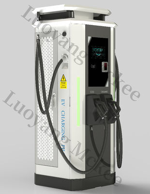 Cargador de vehículos eléctricos de corriente continua pila de carga rápida de 60kW Equipada con pantalla LCD