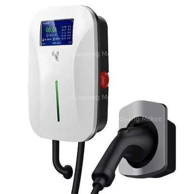 Un buen precio. Cargador de VE de pared AC de 11 kW Nivel 2 con protección IP65 en línea