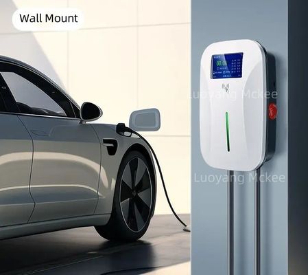 Cargador de vehículos eléctricos de corriente alterna de 7 kW con carcasa resistente a la intemperie IP65 y autenticación RFID para la carga segura de vehículos eléctricos