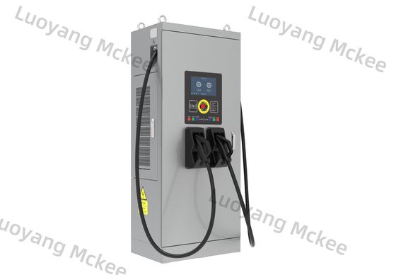 Un buen precio. Cargador de vehículos eléctricos de alta potencia de corriente continua Estación de carga de vehículos eléctricos de estacionamiento público Cargador rápido de doble puerto de corriente continua en línea