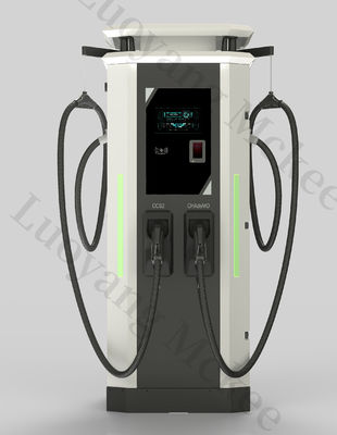 Cargador comercial de vehículos eléctricos de corriente continua 60kW Pila de carga rápida con pantalla LCD que ofrece soluciones de carga rápida y eléctrica para vehículos