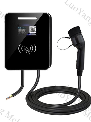 Un buen precio. Cargador portátil de pared de vehículos eléctricos de 22 kW 7Kw 11Kw 16A 32A 32 Amp Tipo 2 Nivel 2 Estación de carga de automóviles eléctricos para el hogar montada en la pared en línea