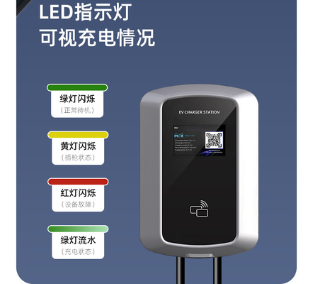 Un buen precio. Modo 3 22KW Cargador de vehículos eléctricos europeo estándar de 3 fases Tipo 2 Estación de carga de vehículos eléctricos Caja de pared Estación de carga eléctrica Estación de carga AC en línea