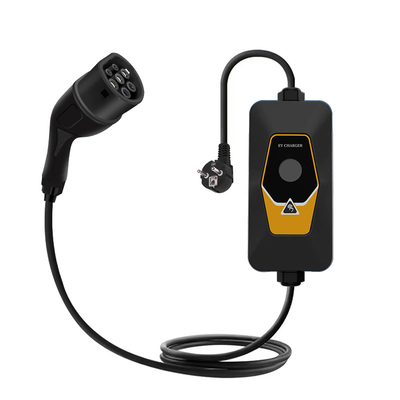Un buen precio. Cargador EV portátil inteligente de 16A 3.5KW Tipo 1 / Tipo 2 / Cargador EV portátil GBT para coche eléctrico con 5 enchufes de cargador EV en línea
