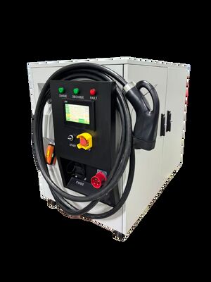 Un buen precio. Maxpower 30kW Potencia nominal 26kWH Capacidad Protección IP55 Cargador móvil para vehículos eléctricos Estación de carga portátil en línea