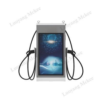 Un buen precio. Pantalla de señalización digital de 55 pulgadas HD de 60 kW, cargador de vehículos eléctricos, estación de carga rápida pública comercial para estacionamientos de empresas en línea