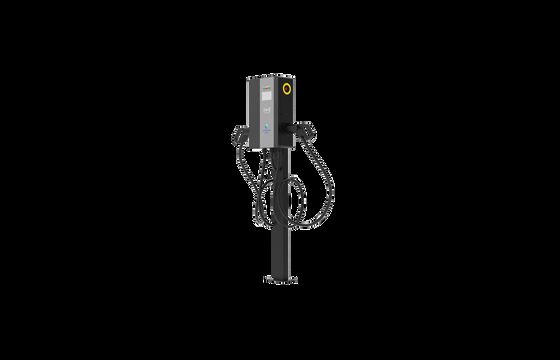 Un buen precio. Cargador de VE de pared de 22*2 KW con pantalla a todo color de 4,3 pulgadas para vehículos eléctricos tipo 1 en línea