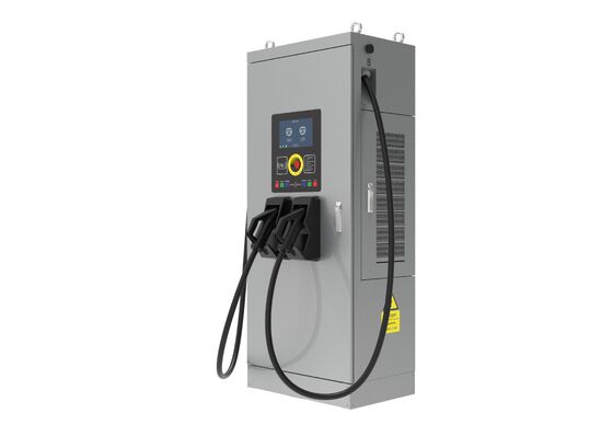 Un buen precio. Cargador rápido de CC para vehículos eléctricos de 80 KW para exteriores, con dos pistolas de carga, cumplimiento de OCPP 1.6J y fuente de alimentación trifásica. en línea