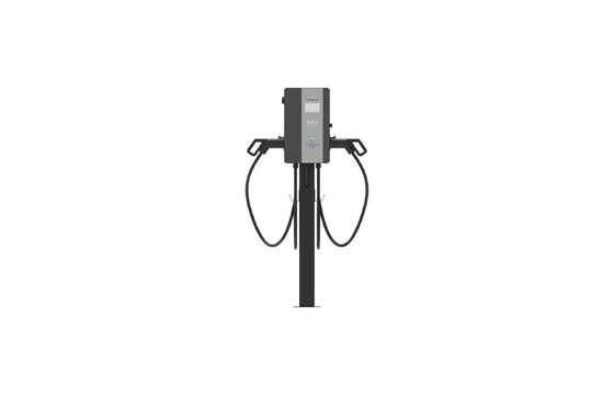 Un buen precio. Cargador de vehículos de nueva energía de doble columna de 14kW, pantalla táctil de color de alto brillo de 4.3 pulgadas en línea