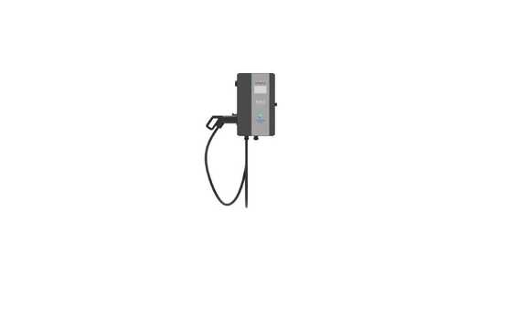 Un buen precio. Este cargador de vehículos eléctricos de corriente alterna de 22 kW montado en la pared admite configuraciones de arma única o doble y está equipado con una pantalla táctil de 4,3 pulgadas de alto brillo. en línea