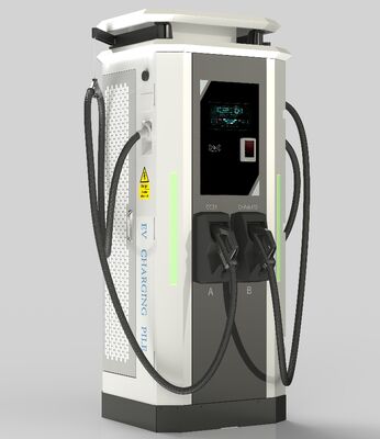 Un buen precio. Pista de carga de vehículos eléctricos con doble arma de 60 kW, equipada con modo de identificación, potencia de salida ajustable y protección de seguridad de múltiples capas en línea