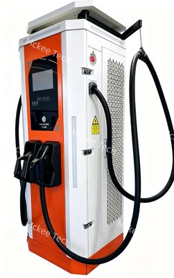Cargador de 120 kW con pantalla táctil inteligente grande, estructura duradera, ideal para estaciones de carga comerciales de múltiples escenarios