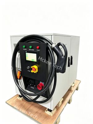 Potencia Estación de carga móvil de EV de 60kW, cargador portátil de almacenamiento de energía de 65kWh con protección IP55