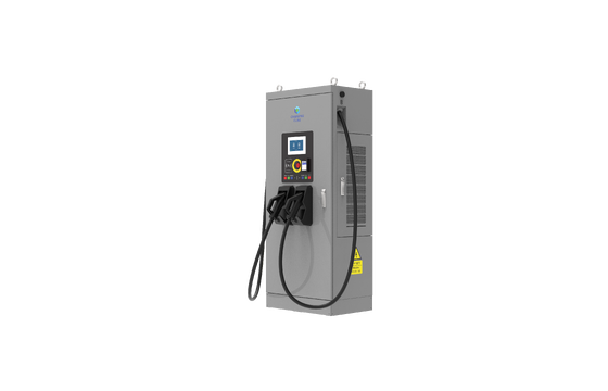 Un buen precio. Cargador de 80 kW con cuerpo de chapa metálica integrado, fácil mantenimiento y adaptación a múltiples sitios en línea