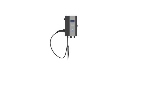 Un buen precio. Cargador de cargador de CA de 7KW con un solo arma montada en la pared, cargador de EV para comunidades comerciales y residenciales con protección de seguridad integral en línea
